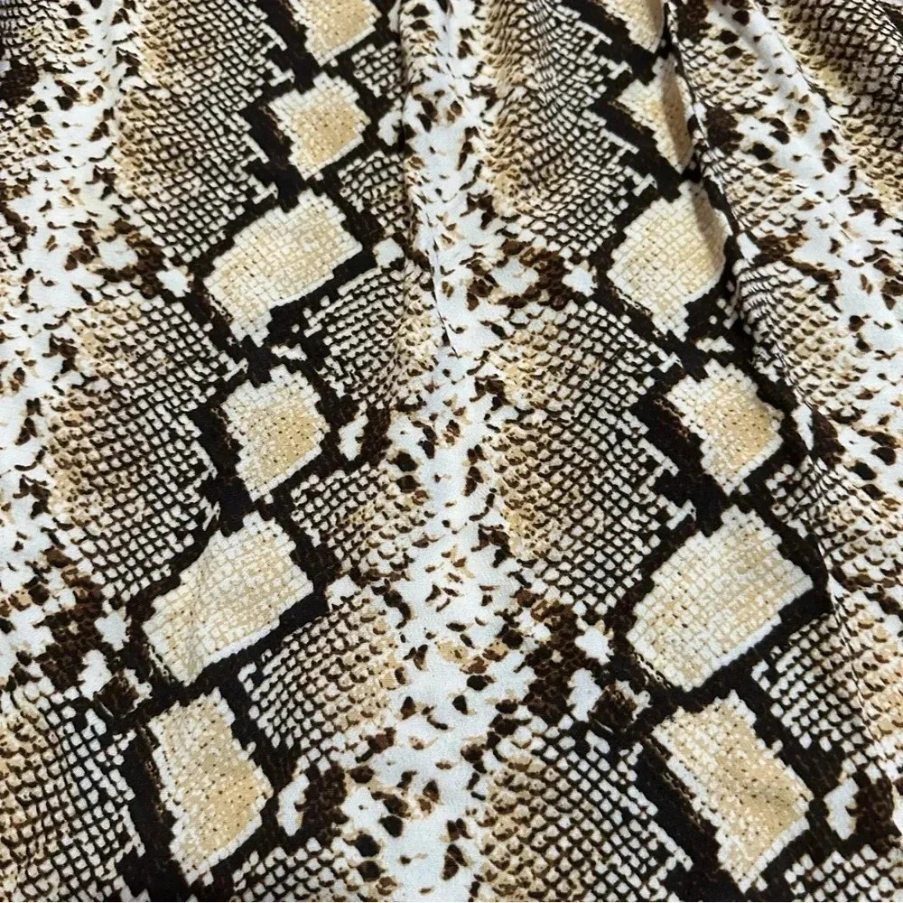 Maeve by Anthropologie Juno Snake Print Dress size XS Extra Small - Picture 13 of 16